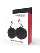 darkness - pinzas para pezones con pompones 1