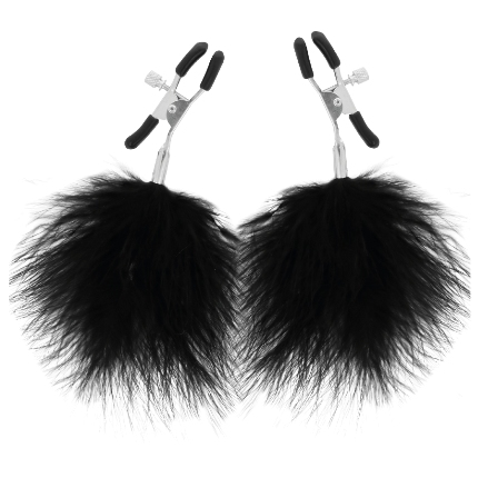 darkness - pom-pom nipple clamps 2 D-221245