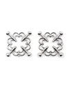 ohmama fetish - metallic flower clips D-229858