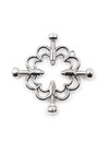ohmama fetish - metallic flower clips D-229858