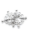 ohmama fetish - metallic flower clips D-229858