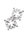 ohmama fetish - metallic flower clips D-229858