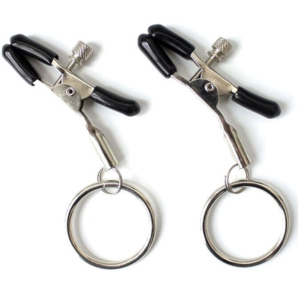 ohmama fetish - nipple clamps with rings D-229907