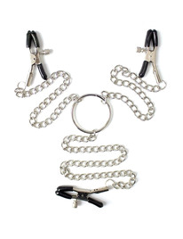 ohmama fetish - 3 in 1 metal nipple clamps