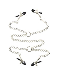 ohmama fetish - 4 nipple clamps with chains D-229911