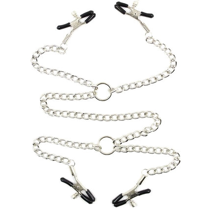 ohmama fetish - 4 nipple clamps with chains D-229911