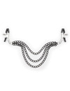 ohmama fetish - nipple clamps with black chains D-230013