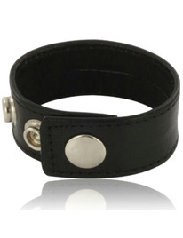 leather body - galo e correia de esfera de couro com snaps - preto,D-211894