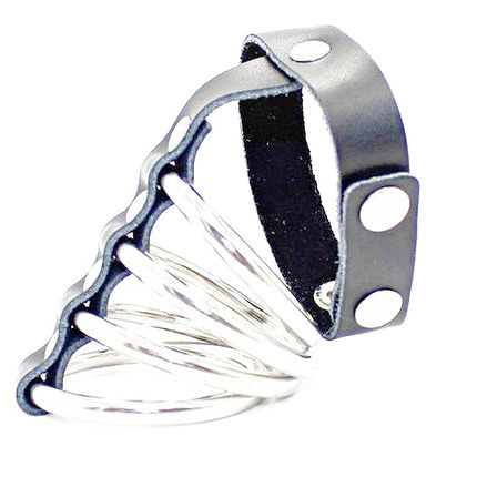 Ohmama fetish - funda pene con anillos de metal