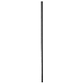all black - 6mm urethral probe silicone