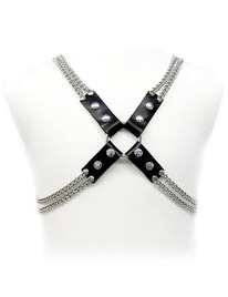 leather body - chain harness