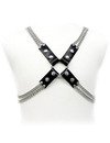 Harness Leather Body com Correntes