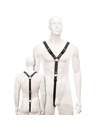 leather body - harness men black