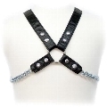 Harness Leather Body X com Correntes