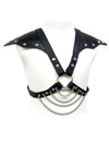 leather body - metal and shoulders