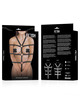 fetish submissive bondage - adjustable harness torso and arms D-237014