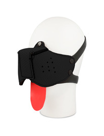 ohmama fetish dog muzzle - black