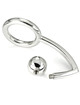 metal hard - cock ring anillo con gancho intruder anal 45mm