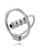 metal hard - anillo glande con plug uretral 30mm