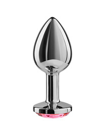 secretplay - plug anal aluminum fuchsia 7 cm