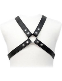 leather body - lasic harness in garment D-205472