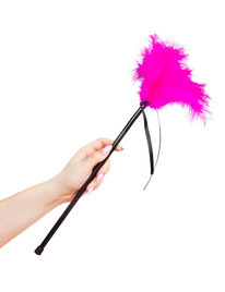 Penacho de Penas Rosa Secretplay 40 cm