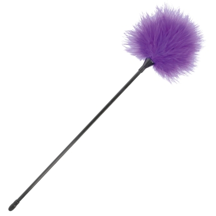 darkness - pluma estimuladora lila 42cm