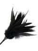 darkness - fusta con pluma negro