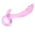 Dildo Rosa de Vidro Ponto G 18 cm