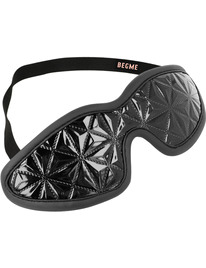 begme - black edition premium blind mask with neoprene lining