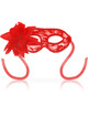 ohmama - masks masks with lace and red flower D-230041