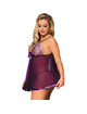 Babydoll Subblime Sparkles Roxo