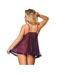 Subblime - babydoll with bow and shinny details purple s/m