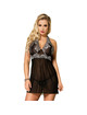 Babydoll Subblime Lace Preto