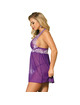 Babydoll Subblime Lace Roxo