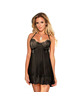 subblime - babydoll with bows black s/m