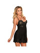 subblime - babydoll with bows black s/m