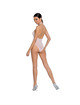 passion - woman bs088 bodystocking negro talla unica