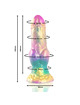 epic - iris dildo with rainbow testicles of pleasure