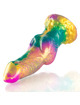 Dildo Epic Iris com Testículos Rainbow