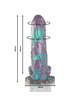 epic - basilisk dildo doble placer escamoso tamaÑo grande