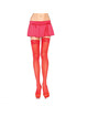 leg avenue - red tights with lace top