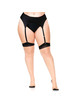 Meias de Liga Leg Avenue Sheer Plus Size