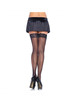 leg avenue - medias con costura y encaje en la parte superior
