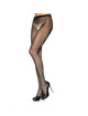 Meias de Liga Leg Avenue Willie Preto Plus Size