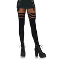 leg avenue - pantyhouse wit fisnhet stripes