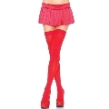 leg avenue - nylon thigh highs red