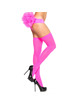 leg avenue - nylon thigh highs neon pink