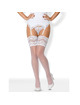 Meias de Liga Obsessive Charmea Branco