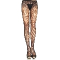leg avenue - rhinestone fishnet pantyhouse black